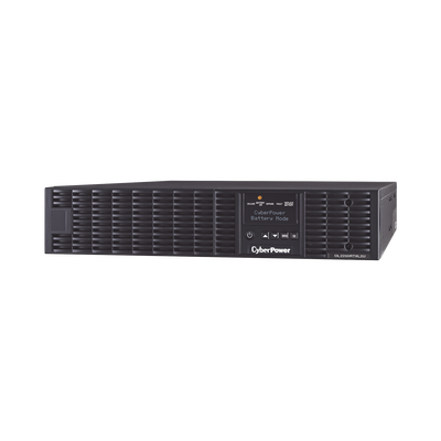 CYBERPOWER - UPS de 2200 VA/1800 W, Online Doble Conversión, Entrada 120 Vca NEMA 5-20P, Onda Senoidal Pura, Rack o Torre de 2 UR, Con 6 NEMA 5-20R y 1 NEMA L5-20R