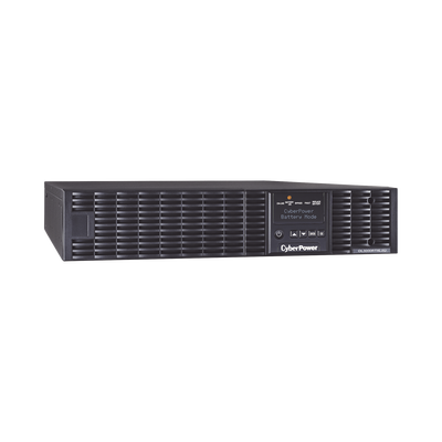 CYBERPOWER - UPS de 3000 VA/2700 W, Online Doble Conversión, Entrada 120 Vca NEMA L5-30P, Onda Senoidal Pura, Torre o Rack de 2 UR, Con 6 Tomas NEMA 5-20R y 1 NEMA L5-30R