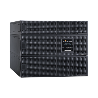 CYBERPOWER - UPS de 6000 VA/5400 W, Online Doble Conversión, 200 - 240 Vac de Entrada NEMA L6-30P, 120 - 240 Vac de Salida, Onda Senoidal Pura, Torre o Rack de 8 UR, Con 6 Tomas NEMA 5-20R, 2 NEMA L6-20R y 1 NEMA L6-30R