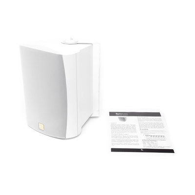 TRUAUDIO - Altavoz de 2 vías | exteriores | 70V / 100V | woofer de 6.5 in | blanco