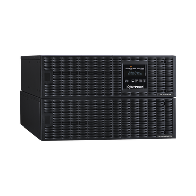 CYBERPOWER - UPS de 8000 VA/ 7200 W, Online Doble Conversión, 200 - 240 Vac de Salida, Terminal Hardwired, Onda Senoidal Pura, Torre o Rack de 6 UR, Con 3 Tomas NEMA L6-30R
