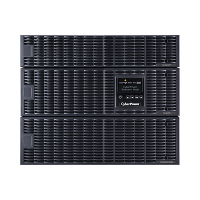 CYBERPOWER - UPS de 8000 VA/8000 W, Online Doble Conversión, 200 - 240 Vac de Entrada, 120 - 240 Vac de Salida, Entrada Hardwired, Onda Senoidal Pura, Torre o Rack de 8 UR, Con 6 Tomas NEMA 5-20R, 3 NEMA L6-30R y Terminal Hardwired