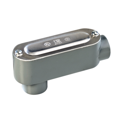 RAWELT - Caja Condulet tipo LB de 1" (25.4 mm) Incluye tapa y tornillos.