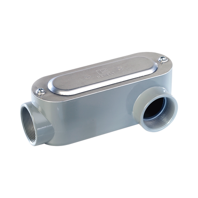 RAWELT - Caja Oval Roscada tipo LL de 1/2" (12.7 mm) / Incluye tapa y tornillos.