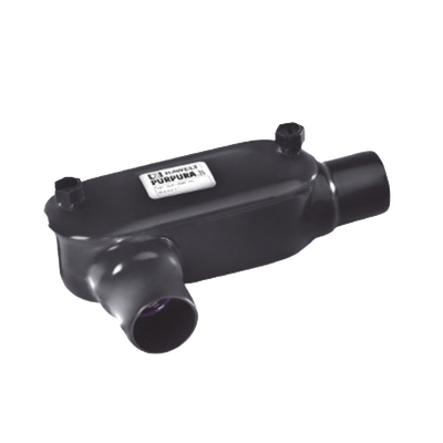 RAWELT - Caja Ovalada tipo LR con Recubrimiento Exterior de PVC de 1 1/2" (38.1 mm).
