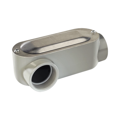 RAWELT - Caja oval roscada tipo OLR de 2" (50.8 mm) Incluye tapa y tornillos.