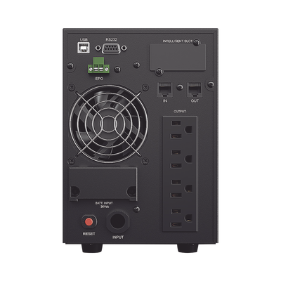 CYBERPOWER - UPS de 1000 VA/900 W, Online Doble Conversión, Entrada 120 Vca NEMA 5-15P, Onda Senoidal Pura, Tipo Torre, Con 4 Tomas NEMA 5-15R