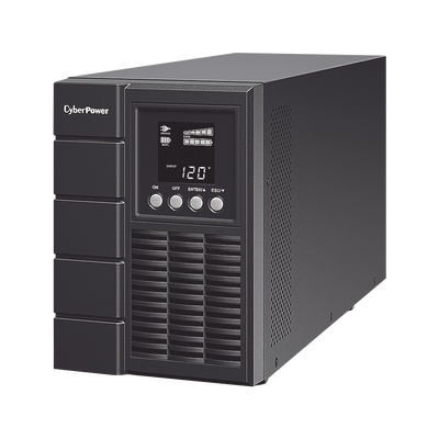 CYBERPOWER - UPS de 1000 VA/900 W, Online Doble Conversión, Entrada 120 Vca NEMA 5-15P, Onda Senoidal Pura, Tipo Torre, Con 4 Tomas NEMA 5-15R