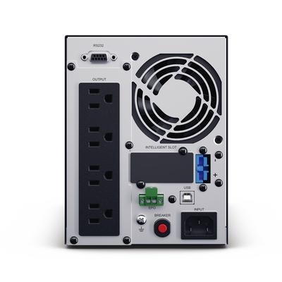 CYBERPOWER - UPS de 1000 VA/900 W, Online Doble Conversión, Entrada 120 Vca NEMA 5-15P, Onda Senoidal Pura, Tipo Torre, Con 4 Tomas NEMA 5-15R