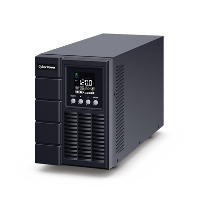 CYBERPOWER - UPS de 2000 VA/1800 W, Online Doble Conversión, Entrada 120 Vca NEMA 5-20P, Onda Senoidal Pura, Tipo Torre, Con 6 Tomas NEMA 5-20R