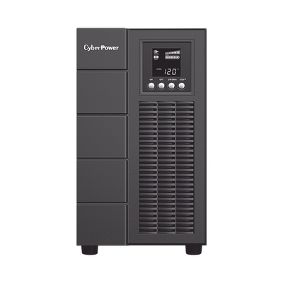 CYBERPOWER - UPS de 3000 VA/2700 W, Online Doble Conversión, Entrada 120 Vca NEMA L5-30P, Onda Senoidal Pura, Tipo Torre, Con 6 Tomas NEMA 5-20R y 1 Block Hardwired