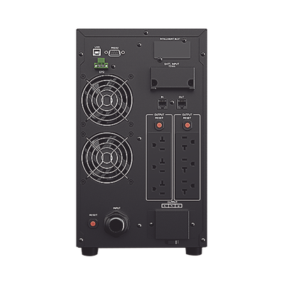CYBERPOWER - UPS de 3000 VA/2700 W, Online Doble Conversión, Entrada 120 Vca NEMA L5-30P, Onda Senoidal Pura, Tipo Torre, Con 6 Tomas NEMA 5-20R y 1 Block Hardwired