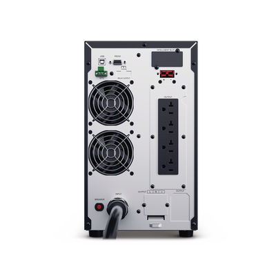CYBERPOWER - UPS de 3000 VA/2700 W, Online Doble Conversión, Entrada 120 Vca NEMA L5-30P, Onda Senoidal Pura, Tipo Torre, Con 4 Tomas NEMA 5-20R y 1 Block Hardwired