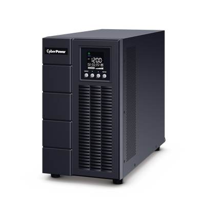 CYBERPOWER - UPS de 3000 VA/2700 W, Online Doble Conversión, Entrada 120 Vca NEMA L5-30P, Onda Senoidal Pura, Tipo Torre, Con 4 Tomas NEMA 5-20R y 1 Block Hardwired
