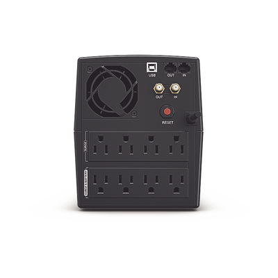 CYBERPOWER - UPS de 1500 VA/900 W, Topología Línea Interactiva, Entrada 120 Vca NEMA 5-15P, y 8 Salidas NEMA 5-15R, Con Regulador de Voltaje (AVR)