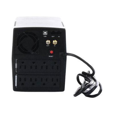 CYBERPOWER - UPS de 1500 VA/900 W, Topología Línea Interactiva, Entrada 120 Vca NEMA 5-15P, y 8 Salidas NEMA 5-15R, Con Regulador de Voltaje (AVR)