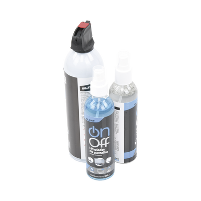 SILIMEX - Kit de Limpieza, incluye 4 productos especializados en limpieza de pantallas y superficies, equipo de cómputo y electrónicos