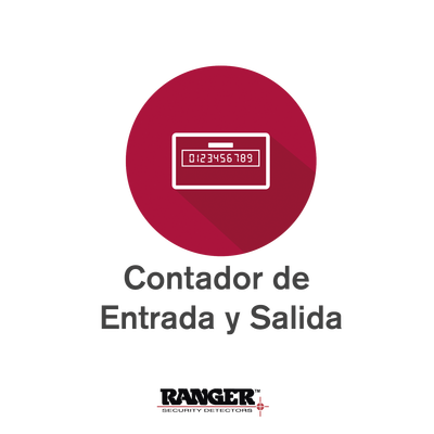 RANGER SECURITY DETECTORS - Opcion de Contador de Entradas y Salidas de Personas Para Arcos INTELLISCAN /  Solo Para Equipos Bajo Pedido / No Compatible con Arcos ya Instalados o Fabricados
