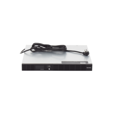 CYBERPOWER - UPS de 1000 VA/600 W, Topología Línea Interactiva, Entrada 120 Vca NEMA 5-15P, Tipo Rack 1 UR, Con 6 Tomas NEMA 5-15R