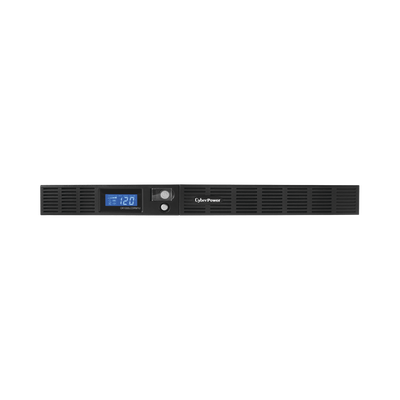 CYBERPOWER - UPS de 1000 VA/600 W, Topología Línea Interactiva, Entrada 120 Vca NEMA 5-15P, Tipo Rack 1 UR, Con 6 Tomas NEMA 5-15R