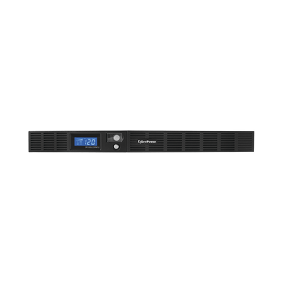 CYBERPOWER - UPS de 1000 VA/600 W, Topología Línea Interactiva, Entrada 120 Vca NEMA 5-15P, Tipo Rack 1 UR, Con 6 Tomas NEMA 5-15R