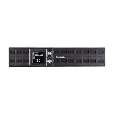 CYBERPOWER - UPS 2000 VA/1540 W, Topología Línea Interactiva, Entrada 120 Vca NEMA 5-20P, Onda Senoidal Pura, Torre o Rack 2 UR, Con 2 Tomas NEMA 5-20R y 6 NEMA 5-15R