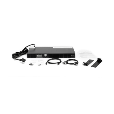 CYBERPOWER - UPS de 500 VA/300 W, Topología Línea Interactiva, Entrada 120 Vca NEMA 5-15P, Tipo Rack 1 UR, Con 6 Tomas NEMA 5-15R