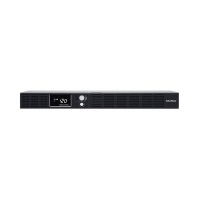 CYBERPOWER - UPS de 500 VA/300 W, Topología Línea Interactiva, Entrada 120 Vca NEMA 5-15P, Tipo Rack 1 UR, Con 6 Tomas NEMA 5-15R