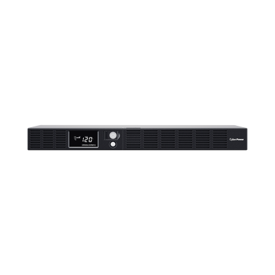 CYBERPOWER - UPS de 500 VA/300 W, Topología Línea Interactiva, Entrada 120 Vca NEMA 5-15P, Tipo Rack 1 UR, Con 6 Tomas NEMA 5-15R