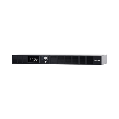 CYBERPOWER - UPS de 500 VA/300 W, Topología Línea Interactiva, Entrada 120 Vca NEMA 5-15P, Tipo Rack 1 UR, Con 6 Tomas NEMA 5-15R