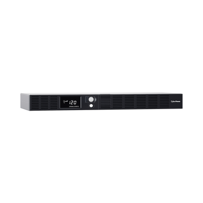 CYBERPOWER - UPS de 500 VA/300 W, Topología Línea Interactiva, Entrada 120 Vca NEMA 5-15P, Tipo Rack 1 UR, Con 6 Tomas NEMA 5-15R