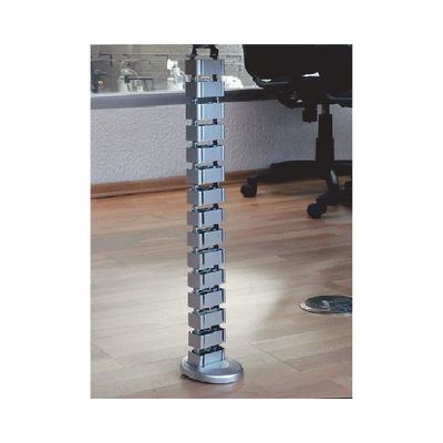 THORSMAN - Organizador de Cables Vertical Articulado, Ideal para Llevar los Cables del Piso a Mesa o a la Cubierta del Escritorio de Manera Segura