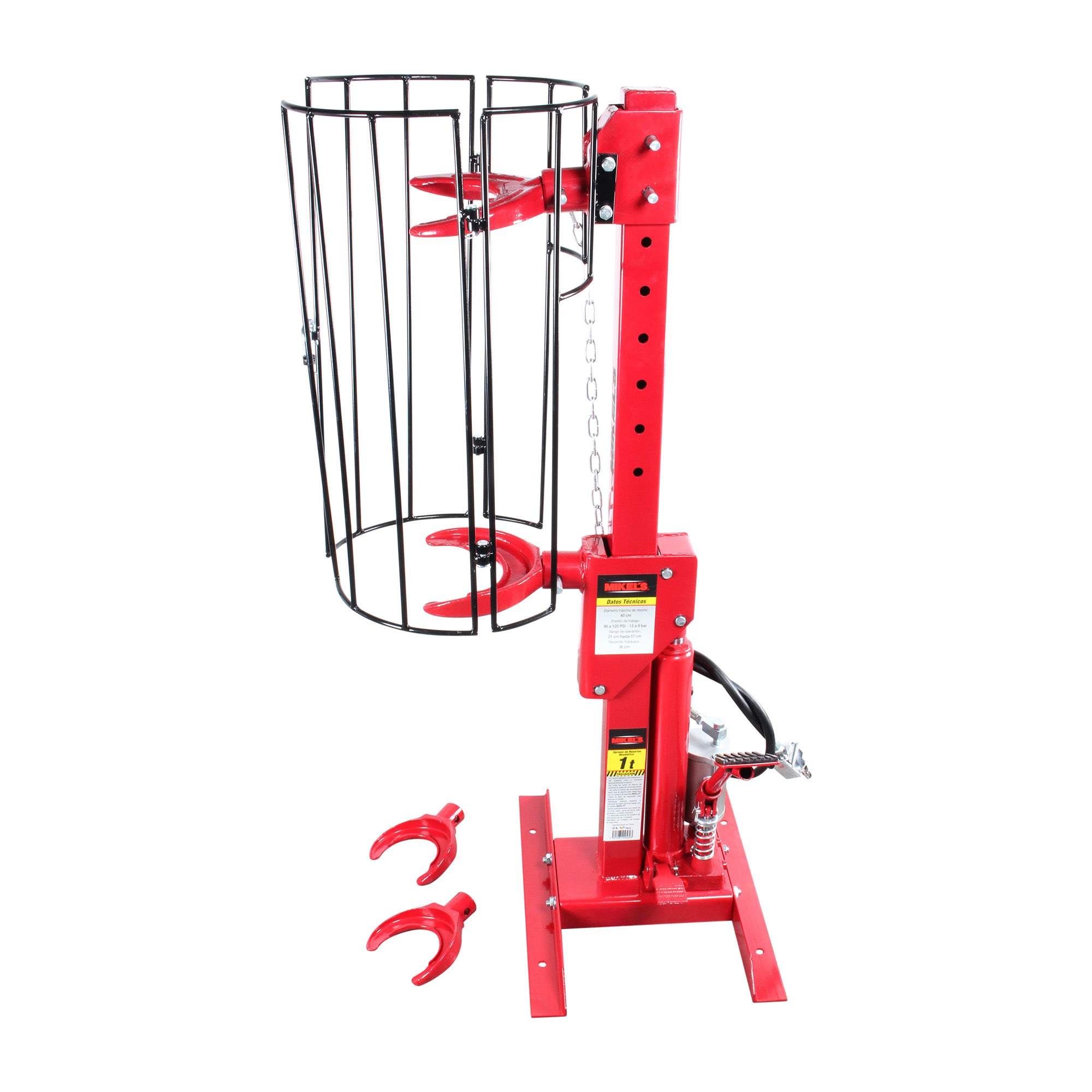Opresor de resortes neumático vertical (1 ton)