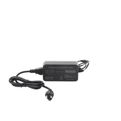EPCOM POWERLINE - Fuente de poder con Cables de Extensión para Mayor Alcance 12 Vcc / 5 Amperes / Profesional / 0.5 metros a la toma de alimentación / 0.5 metros a la conexión del dispositivo