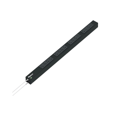 PANDUIT - PDU Básico para Distribución de Energía, Enchufe de Entrada NEMA 5-20P, Con 16 Contactos NEMA 5-20R, de Instalación Vertical, 20 Amp, 120 Vca