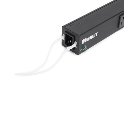 PANDUIT - PDU Básico para Distribución de Energía, Enchufe de Entrada NEMA 5-20P, Con 16 Contactos NEMA 5-20R, de Instalación Vertical, 20 Amp, 120 Vca
