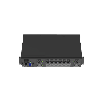 PANDUIT - PDU Monitoreable y Switchable (MS) para Distribución de Energía, Enchufe de Entrada NEMA L6-30P, Con 12 Salidas C13 y 4 Salidas C19, Horizontal 19in, 208 Vca, 30 Amp, 2UR