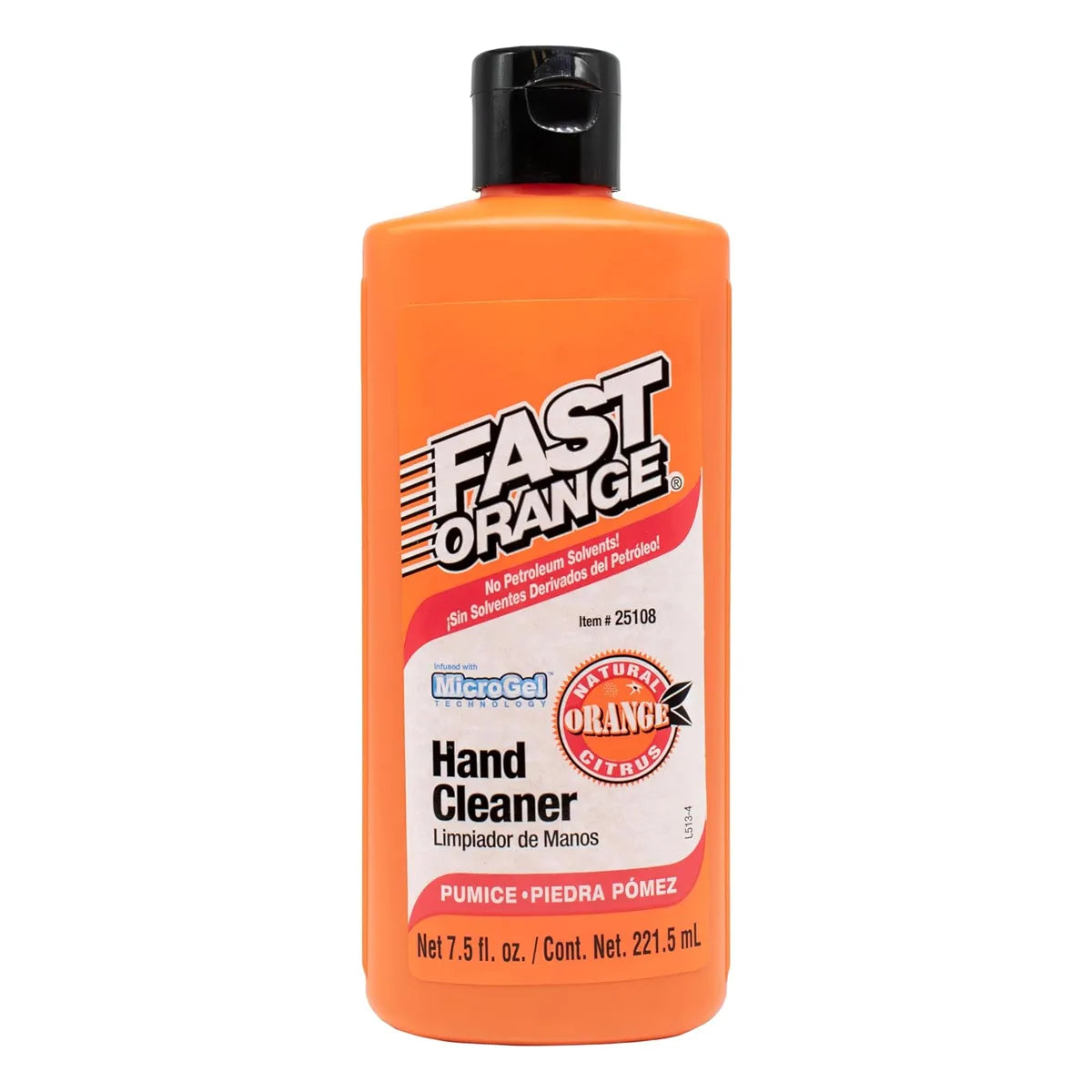 Limpiador De Manos En Crema Bote 225 Gr (7.5 Oz) Fast Orange