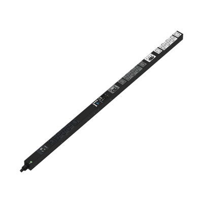 PANDUIT - PDU Monitoreable (MI) para Distribución de Energía, Enchufe de Entrada NEMA L21-30P, Con 18 Salidas C13 y 6 C19, de Instalación Vertical, 208 Vca, 30 Amp