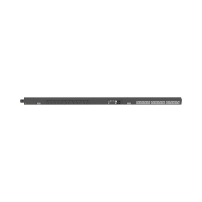 PANDUIT - PDU Monitoreable (MI) para Distribución de Energía, Enchufe de Entrada NEMA L5-30P, Con 24 Salidas NEMA 5-20R, de Instalación Vertical, 120 Vca, 30 Amp