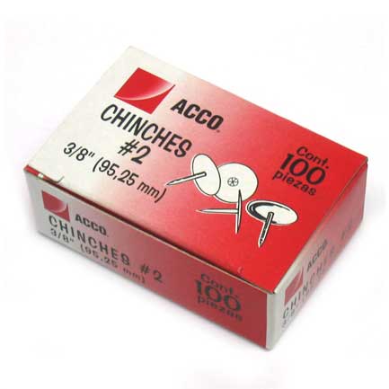 ACCO - CHINCHES ACCO No.2 C/100