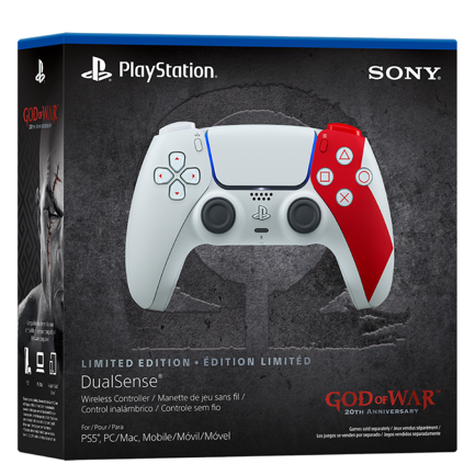 PLAYSTATION - Control inalámbrico Playstation DualSense - God of War Edición Limitada 20 Aniversario