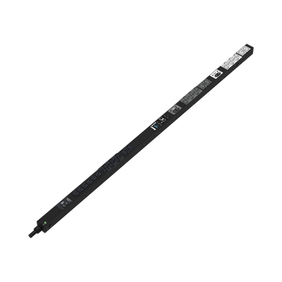 PANDUIT - PDU G6 Monitoreable (MI) para Distribución de Energía, Enchufe de Entrada NEMA L21-30P, Con 18 Salidas C13, 6 x C19, y 6 x 5-20R, de Instalación Vertical, 208 Vca, 30 Amp
