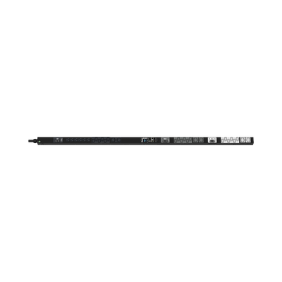 PANDUIT - PDU G6 Monitoreable (MI) para Distribución de Energía, Enchufe de Entrada NEMA L21-30P, Con 18 Salidas C13, 6 x C19, y 6 x 5-20R, de Instalación Vertical, 208 Vca, 30 Amp