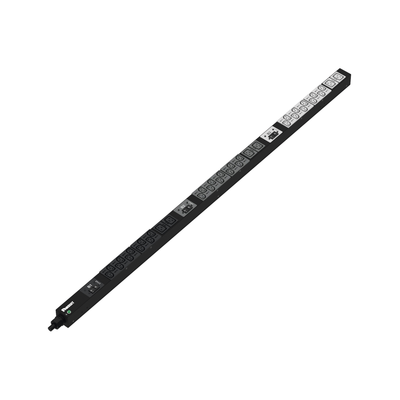 PANDUIT - PDU Básico para Distribución de Energía, Enchufe de Entrada NEMA L15-30P, Con 30 Salidas C13 y 6 C19, de Instalación Vertical, 208 Vca, 30 Amp