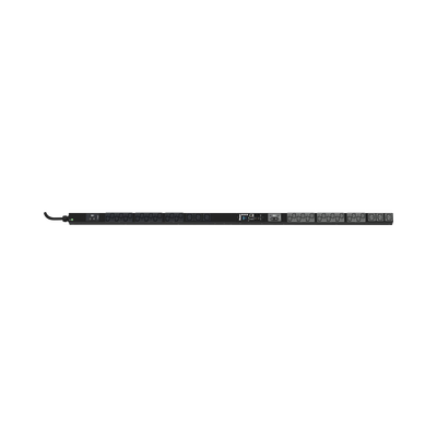 PANDUIT - PDU Monitoreable (MI) para Distribución de Energía, Enchufe de Entrada NEMA L6-30P, Con 32 Salidas C13 y 6 C19, de Instalación Vertical, 208 Vca, 30 Amp