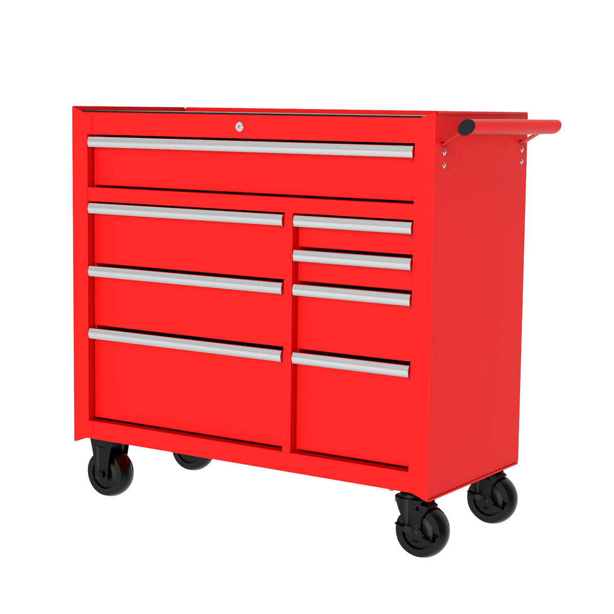 Urrea - Gabinete móvil 11 gavetas color rojo serie P 41"