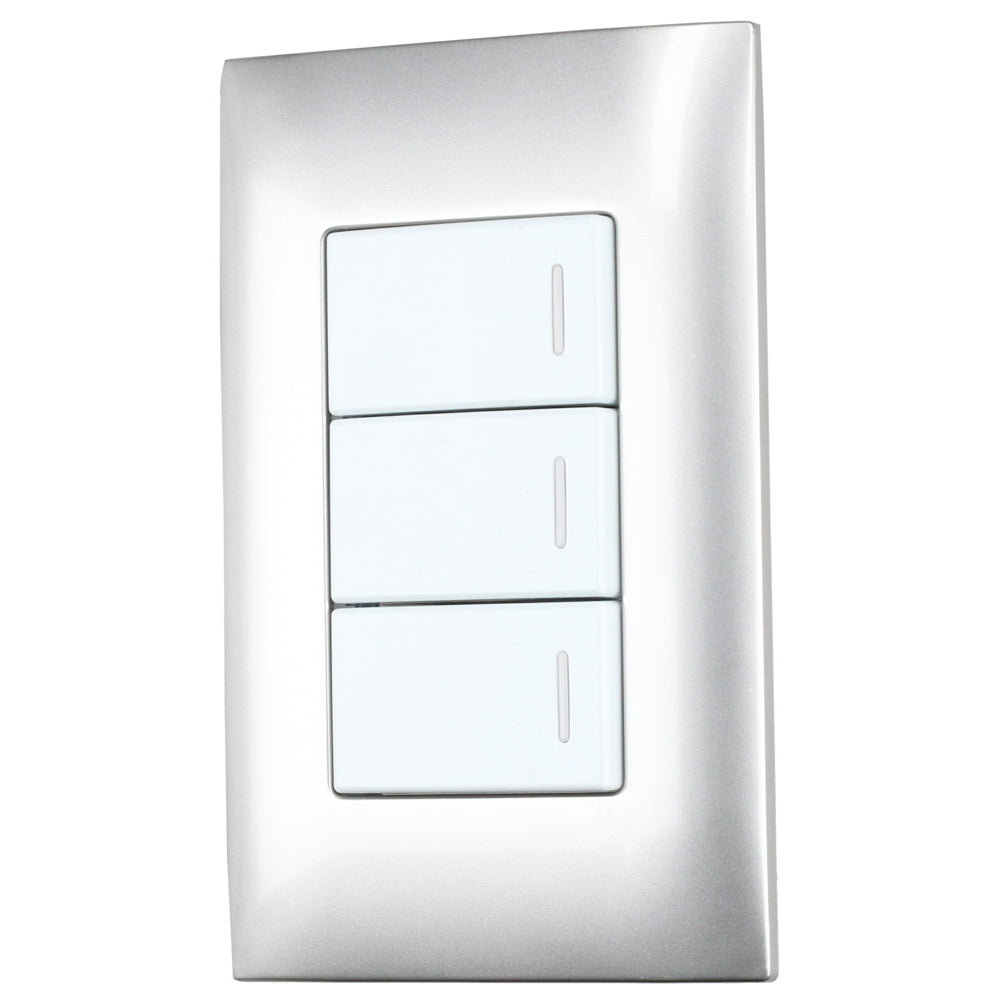 Surtek - Placa 3 interrup 1/3 Ame pta