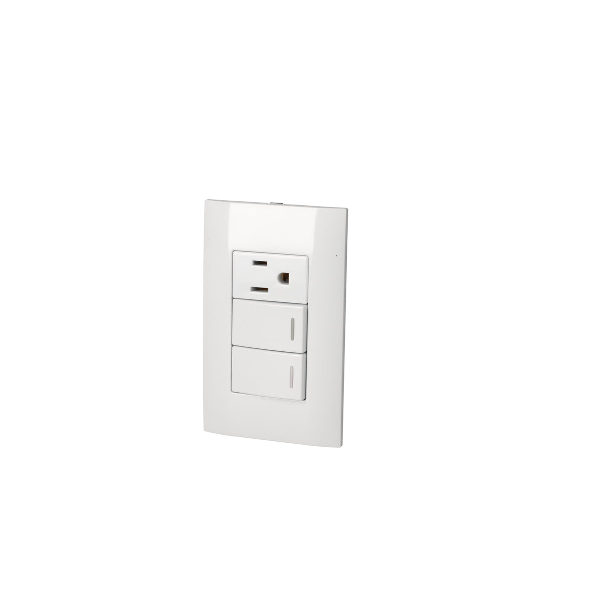 Surtek - Placa 2 Switch 1 cont 1/3 bco