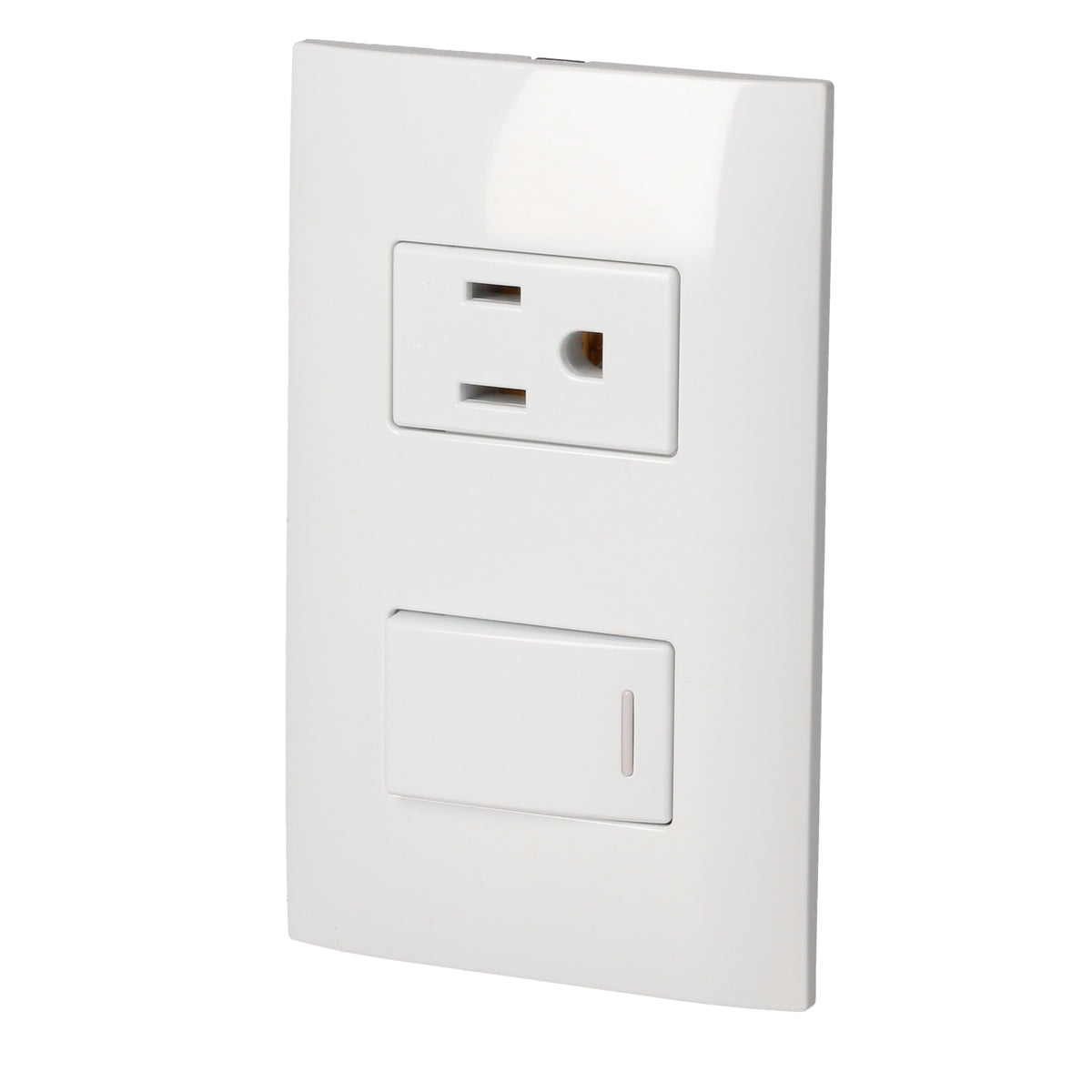 Surtek - Placa 1 Switch 1 cont 1/3 bco